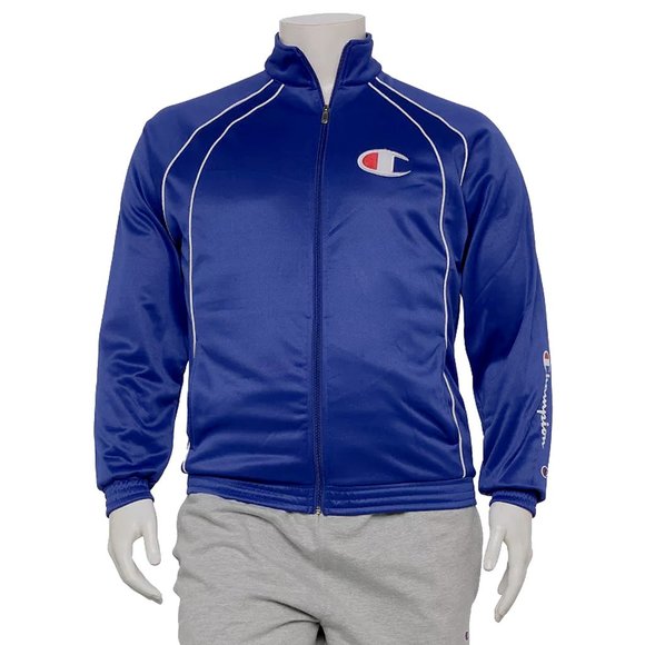 NEW! Champion Tricot Track Jacket!  3XB  Royal Blue With White Details - Picture 1 of 3